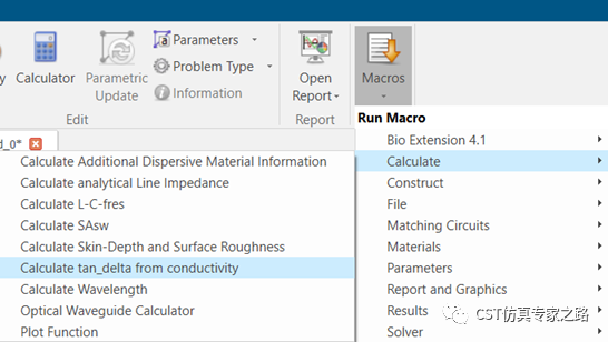 cst软件如何定义复介电常数---电导率cond与损耗角tand