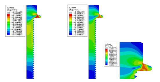 螺栓应力场计算结果