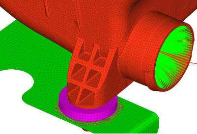 基于 catia 和 abaqus 的某车型空滤器装置分析