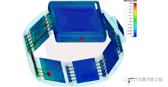 cst仿真实例： 智能手表的电磁和结构仿真 