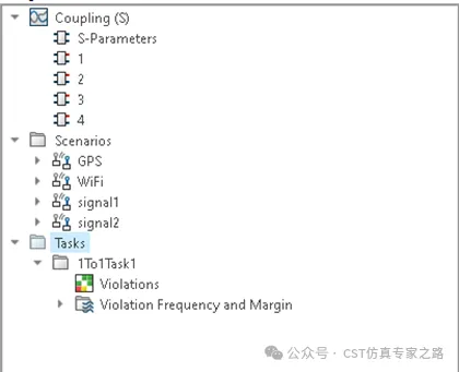 cst2025干扰任务（interference task）仿真介绍