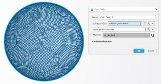 abaqus在结构力学工程师角色的足球模拟仿真