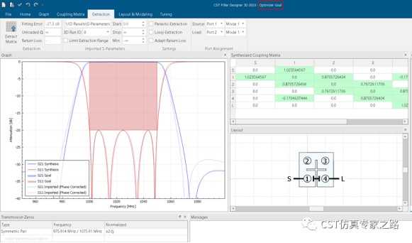 如何通过cst软件中滤波器的3d模型进入到fd3d界面？