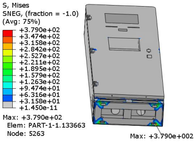 基于abaqus的某充电桩终端地震仿真研究