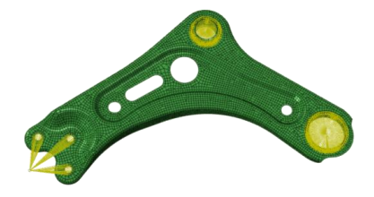 基于 abaqus 的控制臂屈曲工况下轻量化研究