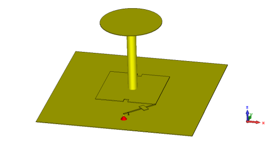 圆极化平板天线仿真02【cst软件仿真实例】