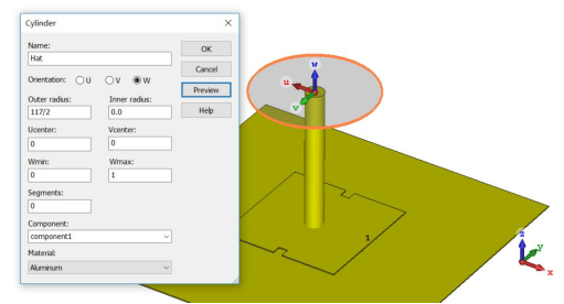 圆极化平板天线仿真02【cst软件仿真实例】