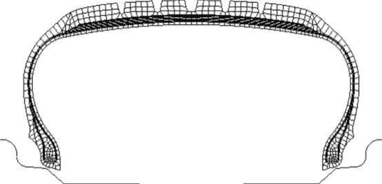 abaqus对205 55r16 型轮胎结构力学有限元分析