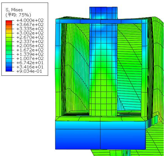 abaqus可伸缩式双榀桁架免落地支撑有限元计算与分析