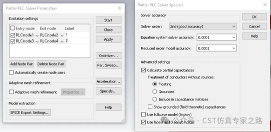 利用cst软件计算平板电容的大小