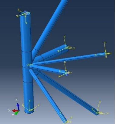 基于catia和abaqus的钢结构节点设计与分析