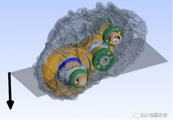 abaqus混合电驱动系统差速器强度有限元分析