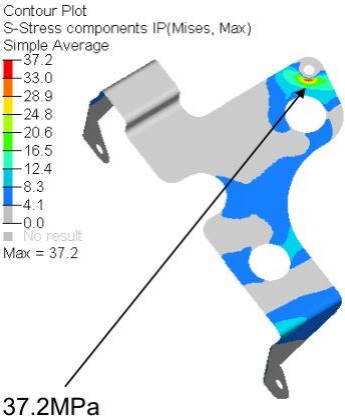 基于 catia 和 abaqus 的某车型空滤器装置分析