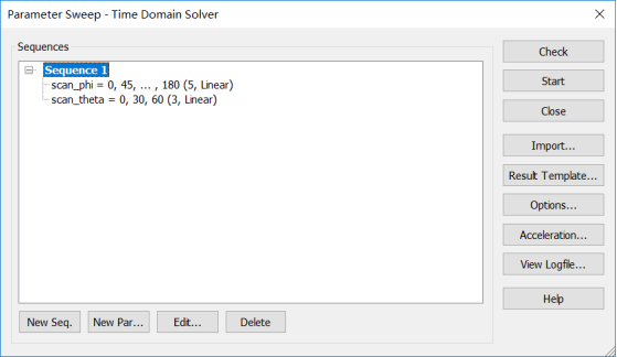 cst软件如何仿真total scan方向图的