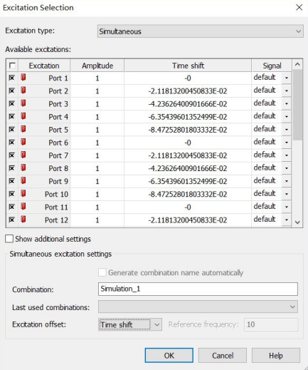 cst软件如何仿真total scan方向图的