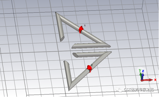 cst软件三角偶极子天线（上）mimo、ecc和dg