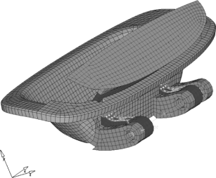 abaqus对某车型门把手强度分析