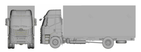 某商用车整车模型