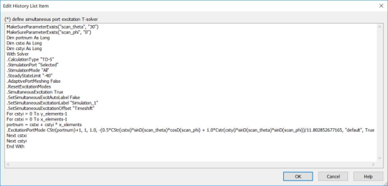 cst软件如何仿真total scan方向图的