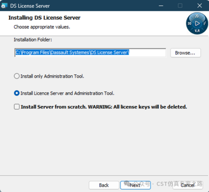 cst软件如何安装和使用ds license server？