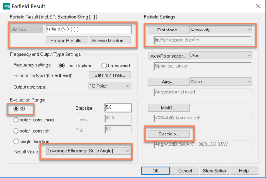 cst如何仿真coverage efficiency和coverage threshold