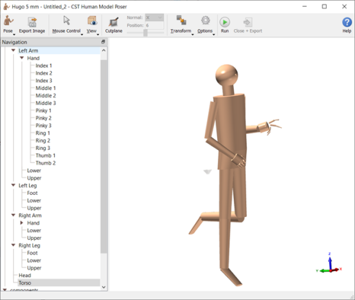 cst软件如何使用poser人体摆姿势